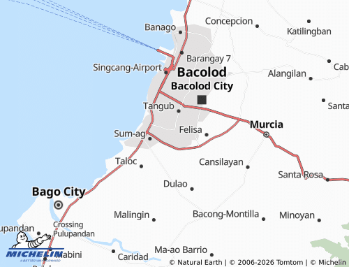 MICHELIN Cabug map - ViaMichelin