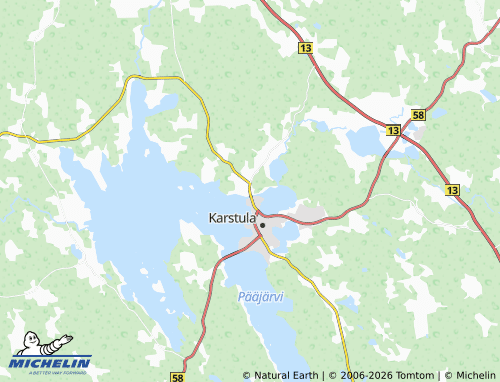 MICHELIN Onnela map - ViaMichelin