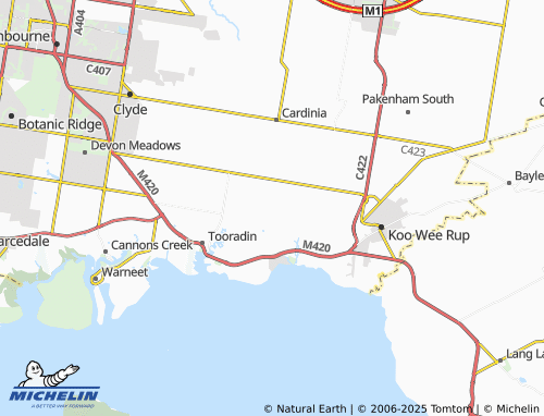 MICHELIN Dalmore map - ViaMichelin