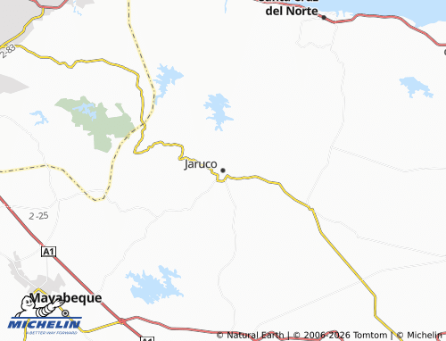 MICHELIN Jaruco map - ViaMichelin