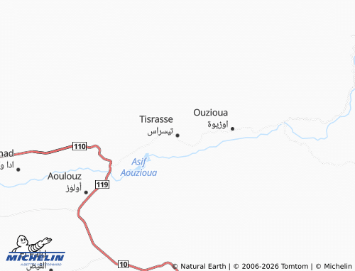 Mapa MICHELIN Teesras - ViaMichelin