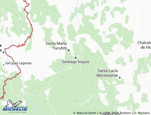 Mappa MICHELIN Santiago Nuyoó - ViaMichelin