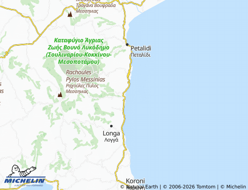 MICHELIN Chranoi map - ViaMichelin