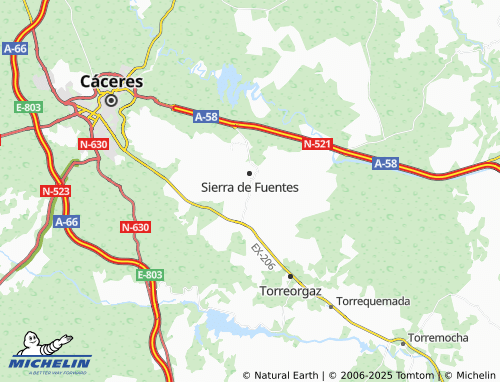MICHELIN Urbanización El Señorito map - ViaMichelin