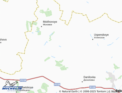 MICHELIN Krasnyy Rzhavets map - ViaMichelin
