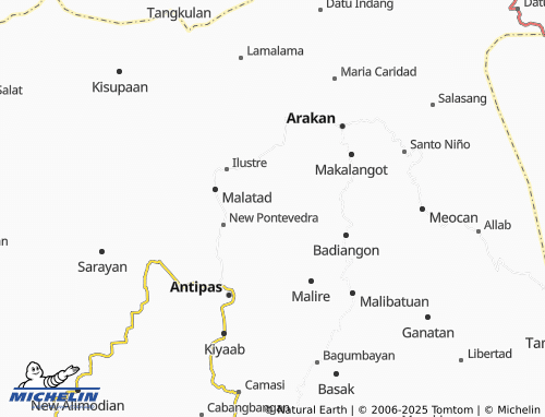 MICHELIN Malangag map - ViaMichelin