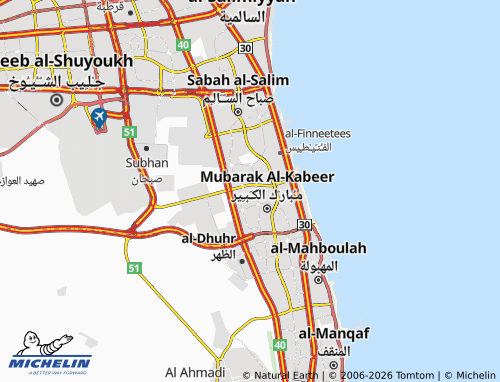 Mappa MICHELIN al-Qareen 2 - ViaMichelin