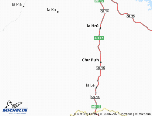 Mapa MICHELIN Chư Don - ViaMichelin