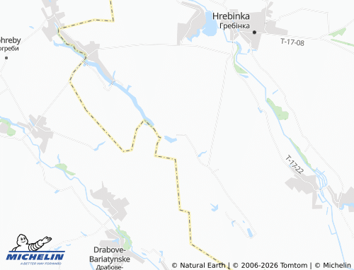 Mapa MICHELIN Pysarshchyna - ViaMichelin
