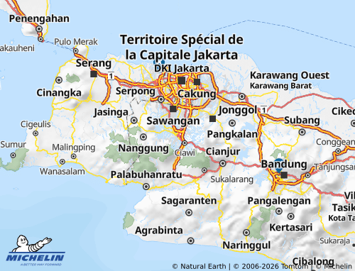 MICHELIN-Landkarte Kota Bogor - ViaMichelin
