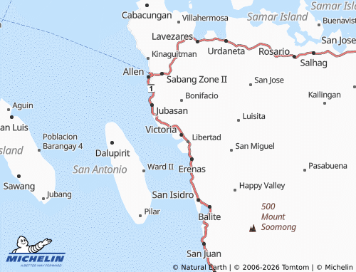 MICHELIN Zone 1 map - ViaMichelin
