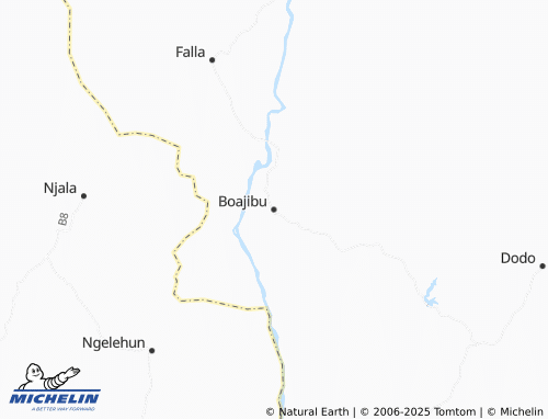 MICHELIN Boajibu map - ViaMichelin