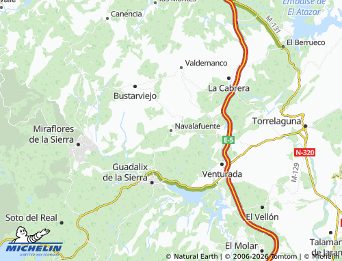 MICHELIN-Landkarte Navalafuente - ViaMichelin