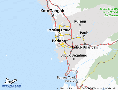 MICHELIN-Landkarte Padang - ViaMichelin