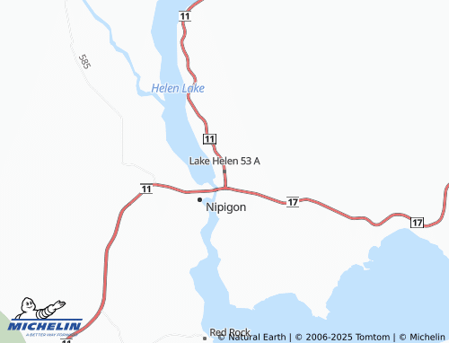 MICHELIN Lake Helen 53 A map - ViaMichelin