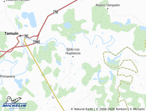 Kaart MICHELIN Potosinos - ViaMichelin