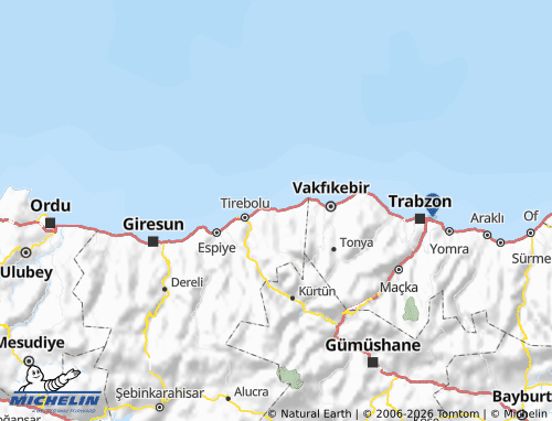 Mappa MICHELIN Görele - ViaMichelin