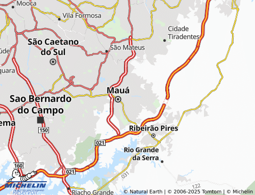 MICHELIN-Landkarte Vila Guarani - ViaMichelin