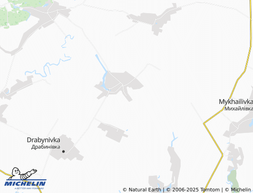 MICHELIN Kruta Balka map - ViaMichelin