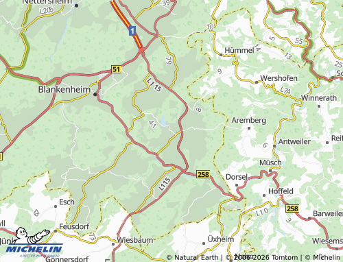 MICHELIN Freilingen map - ViaMichelin