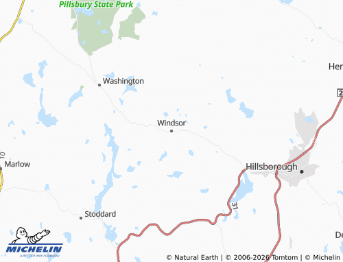 Mapa MICHELIN Windsor - ViaMichelin