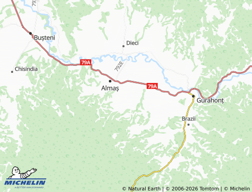Carte MICHELIN Rădești - ViaMichelin