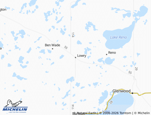 Mapa MICHELIN Lowry - ViaMichelin