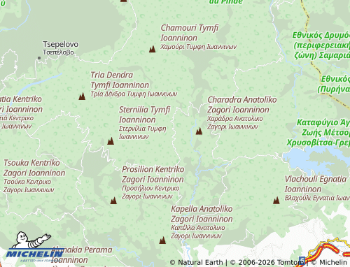 Carte MICHELIN Kastanonas - ViaMichelin