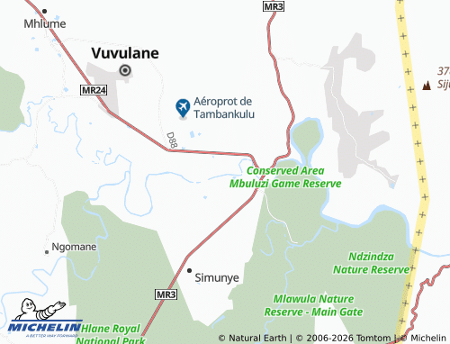 MICHELIN-Landkarte Ngwenyameni - ViaMichelin
