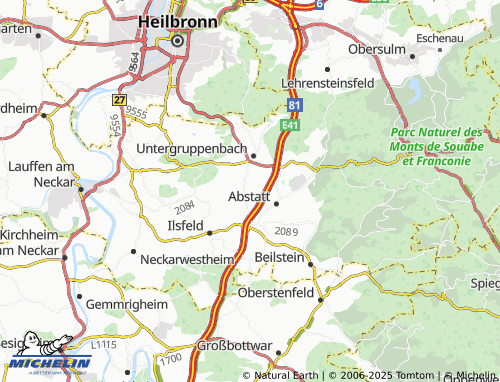 Mapa MICHELIN Wüstenhausen - ViaMichelin