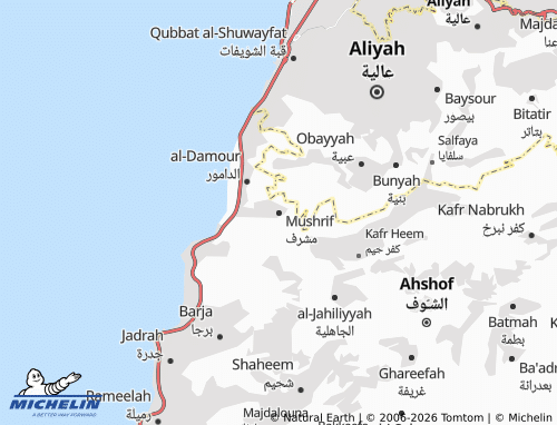 Mapa MICHELIN Mushrif - ViaMichelin