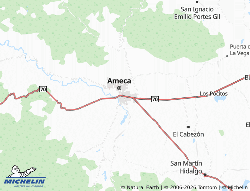 Mapa MICHELIN El Manantial - ViaMichelin