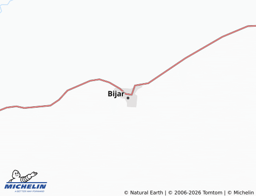 Kaart MICHELIN Bijar - ViaMichelin