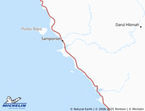MICHELIN Kuala Bakong map - ViaMichelin