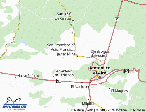 Mappa MICHELIN Miguel Gómez Loza - ViaMichelin
