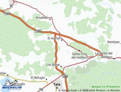 MICHELIN La Cima map - ViaMichelin