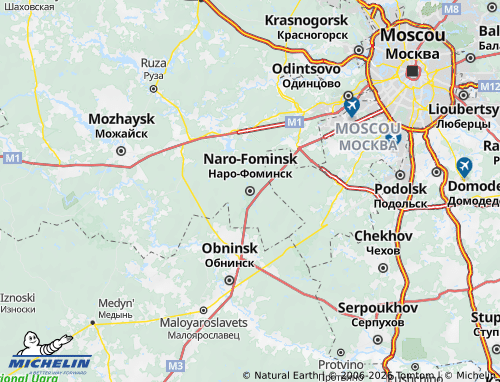 Carte MICHELIN Naro-Fominsk - ViaMichelin