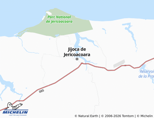 MICHELIN Jijoca de Jericoacoara map - ViaMichelin