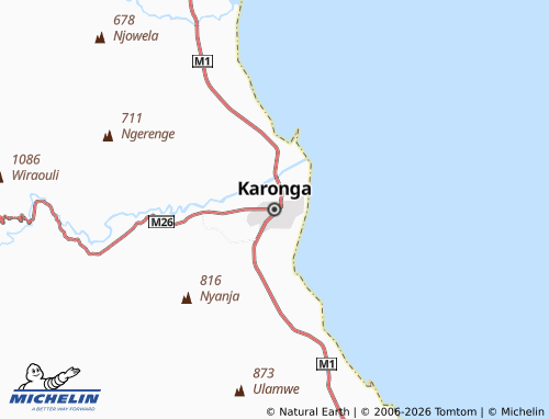 Kaart MICHELIN Karonga - ViaMichelin