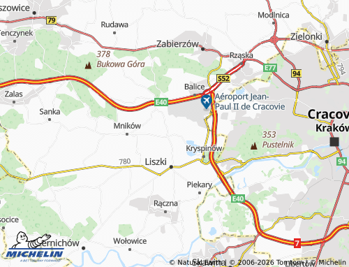 MICHELIN Cholerzyn map - ViaMichelin