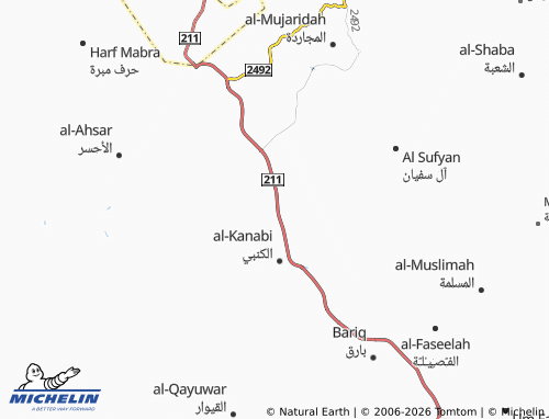 Carte MICHELIN al-Nahdah - ViaMichelin