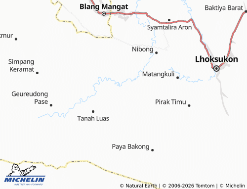 MICHELIN Blang Trieng map - ViaMichelin
