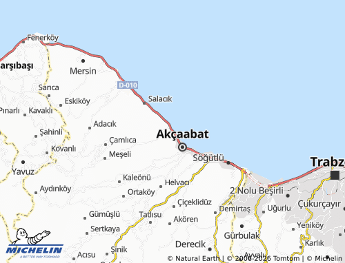 MICHELIN Kavaklı map - ViaMichelin