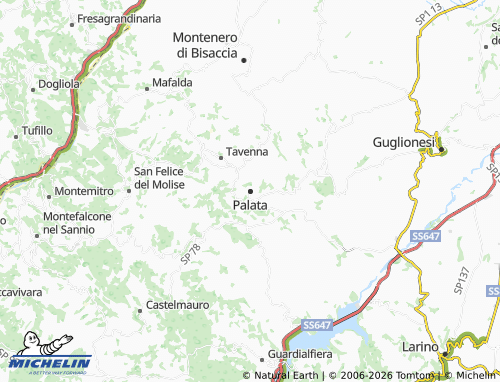 Mapa MICHELIN Palata - ViaMichelin