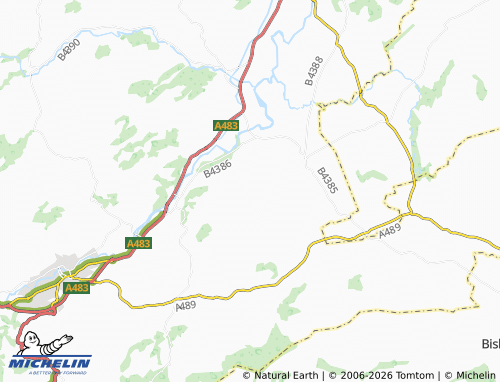 Mappa MICHELIN Llandyssil - ViaMichelin