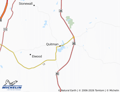 Mapa MICHELIN Quitman - ViaMichelin