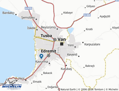 MICHELIN-Landkarte Bahçıvan - ViaMichelin