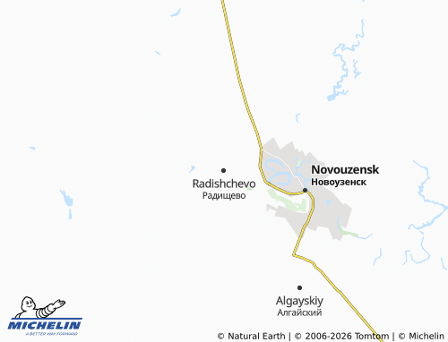 MICHELIN-Landkarte Radishchevo - ViaMichelin