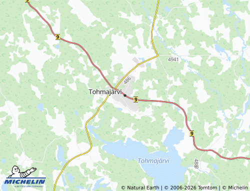 MICHELIN-Landkarte Tohmajärvi - ViaMichelin