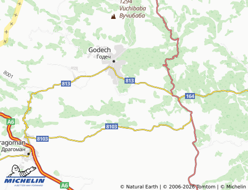 MICHELIN Lopushnya map - ViaMichelin